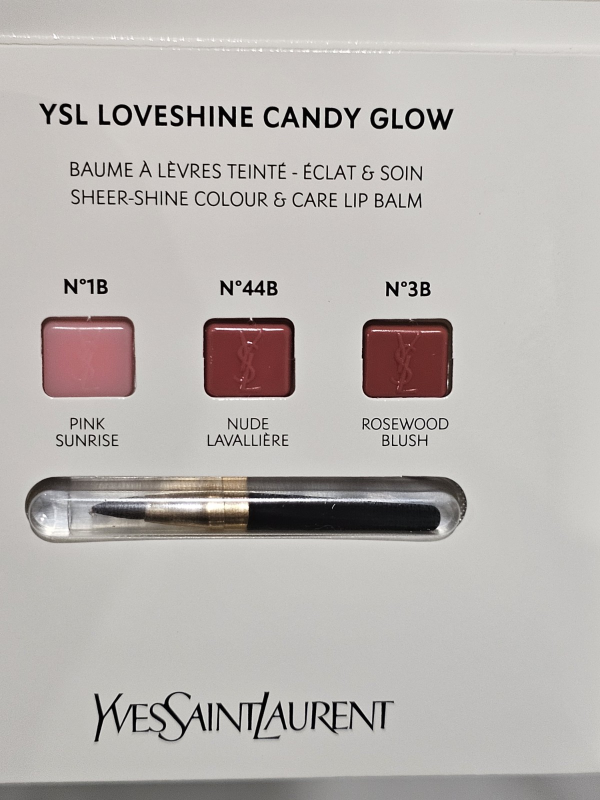 Make Up Bundle YSL Love Shine Candy Glow 3 Shades Samples Bulk