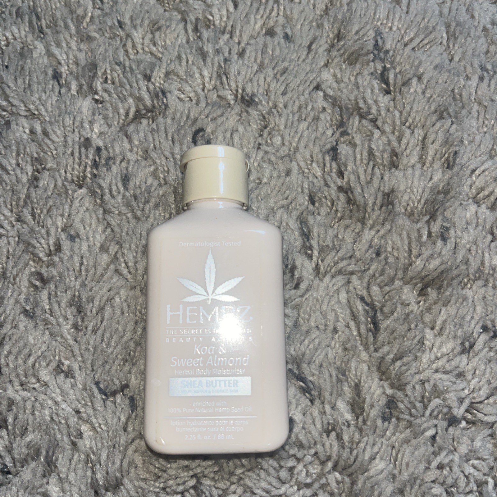 Hempz Smoothing Herbal Body Moisturizer,Koa & Sweet Almond, 2.25 oz – Hydrating