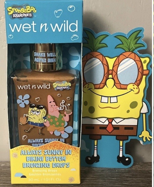 LOT OF 4 – new in packaging – Wet N Wild SpongeBob Makeup Collab
