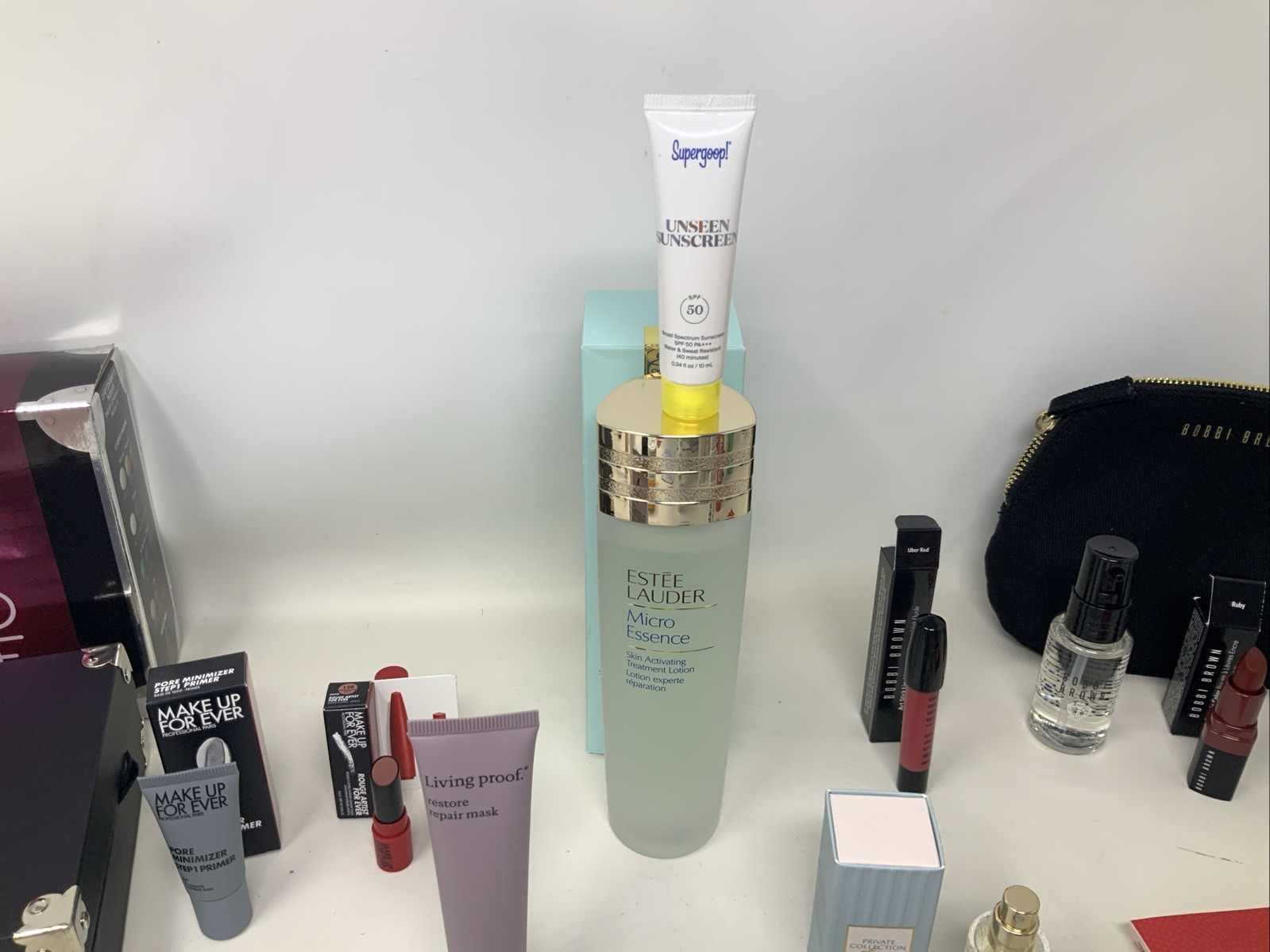 Huge Lot Of 39 Pieces Make Up For Ever & Bobbi Brown Full, Travel & Sample Size