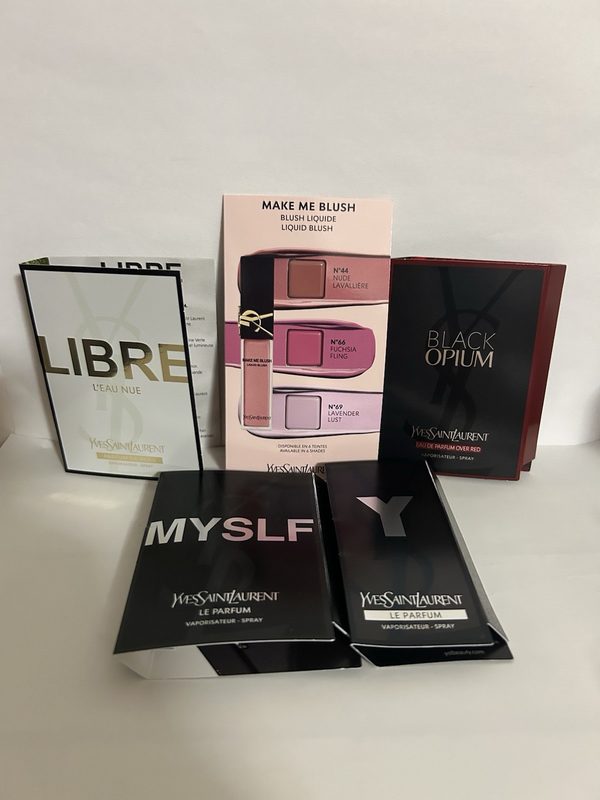 Yves Saint Laurent YSL 5 Pcs Makeup Perfume Spray Sample Set