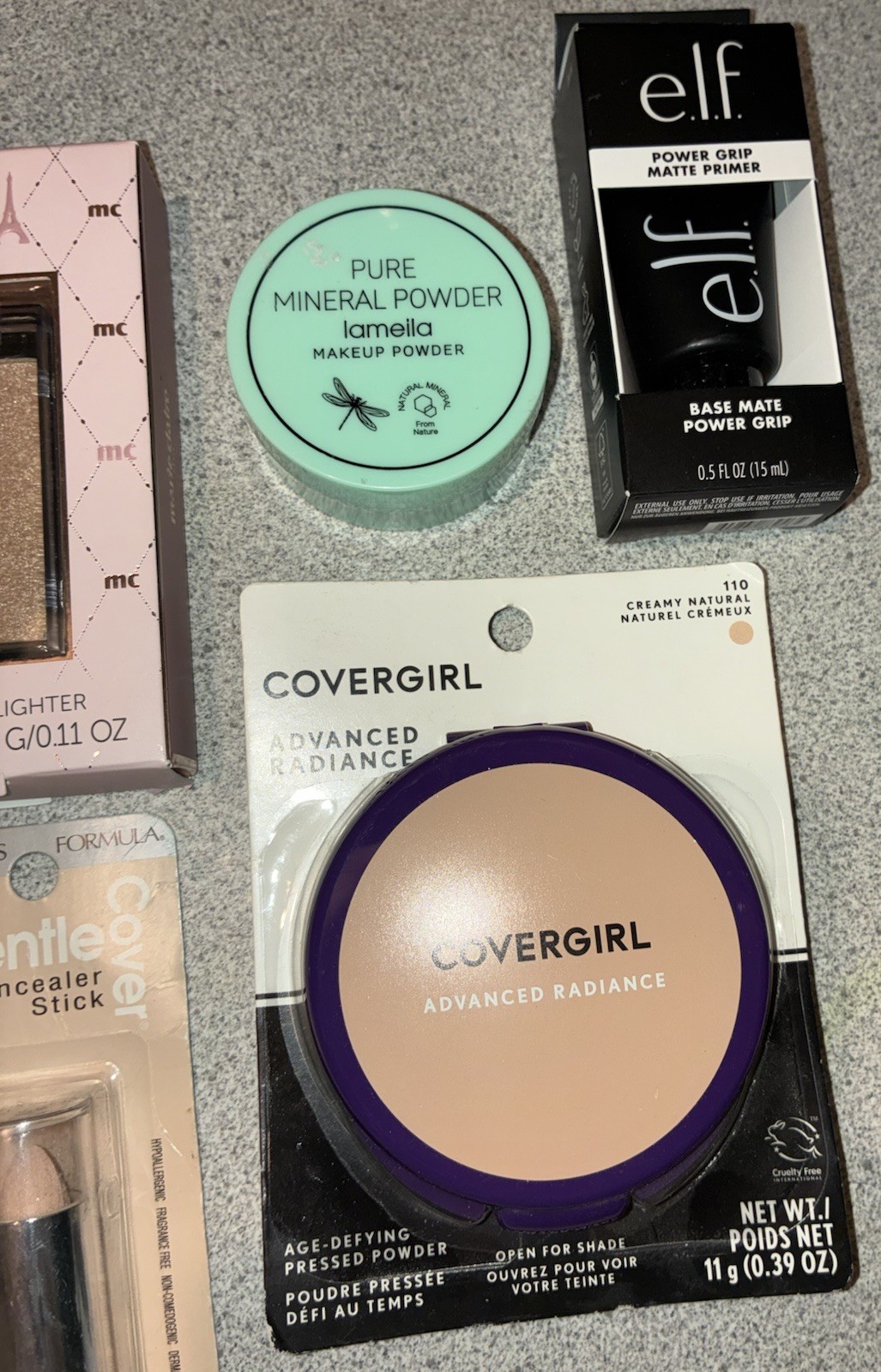 Marie Claire, Revlon, Wet N Wild, Elf, Face Makeup Lot Of 8 Pieces New Sealed