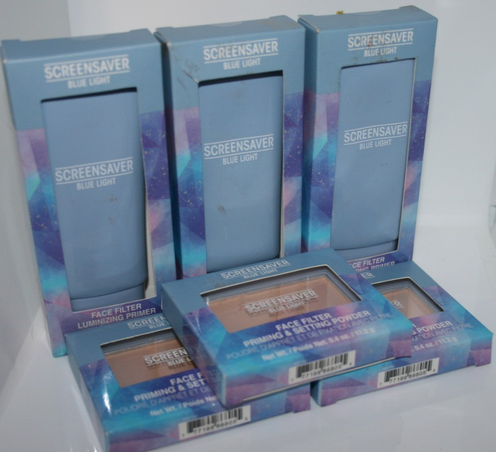 6 Screensaver Blue Light Face Filter Luminizing Primer -setting powder lot of 6