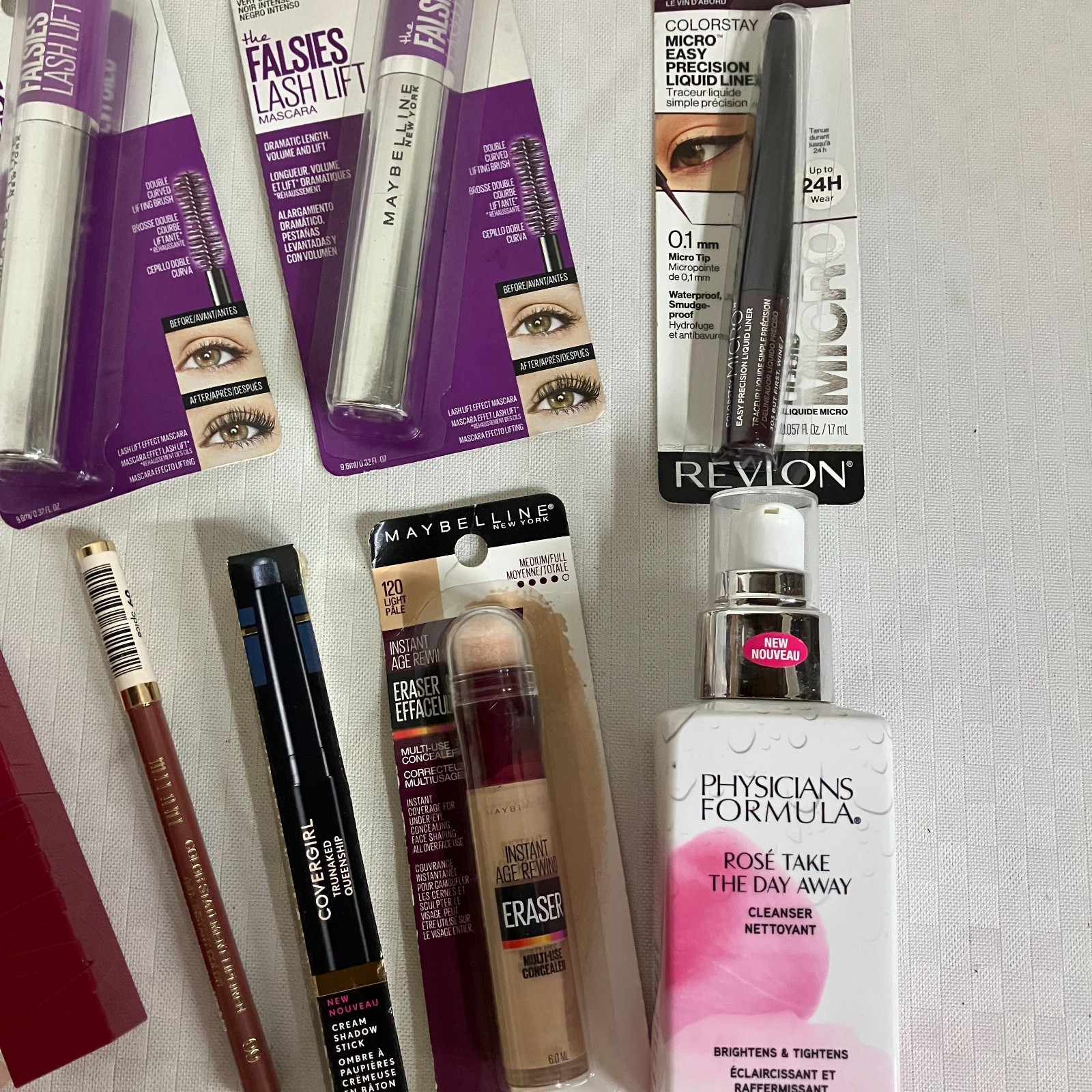 Maybelline Revlon Almay e.l.f. Physicians Formula 10 Makeup Lot NEW Sealed