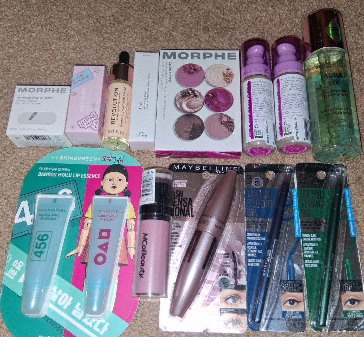 Mixed High End Makeup Cosmetics Bundle: Morphe, Revolution, Colorgram
