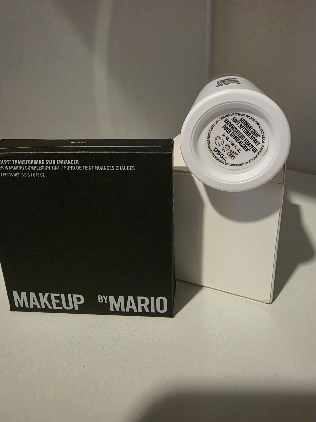 The Make Up By Mario Setting Spray and Bronzer Set.