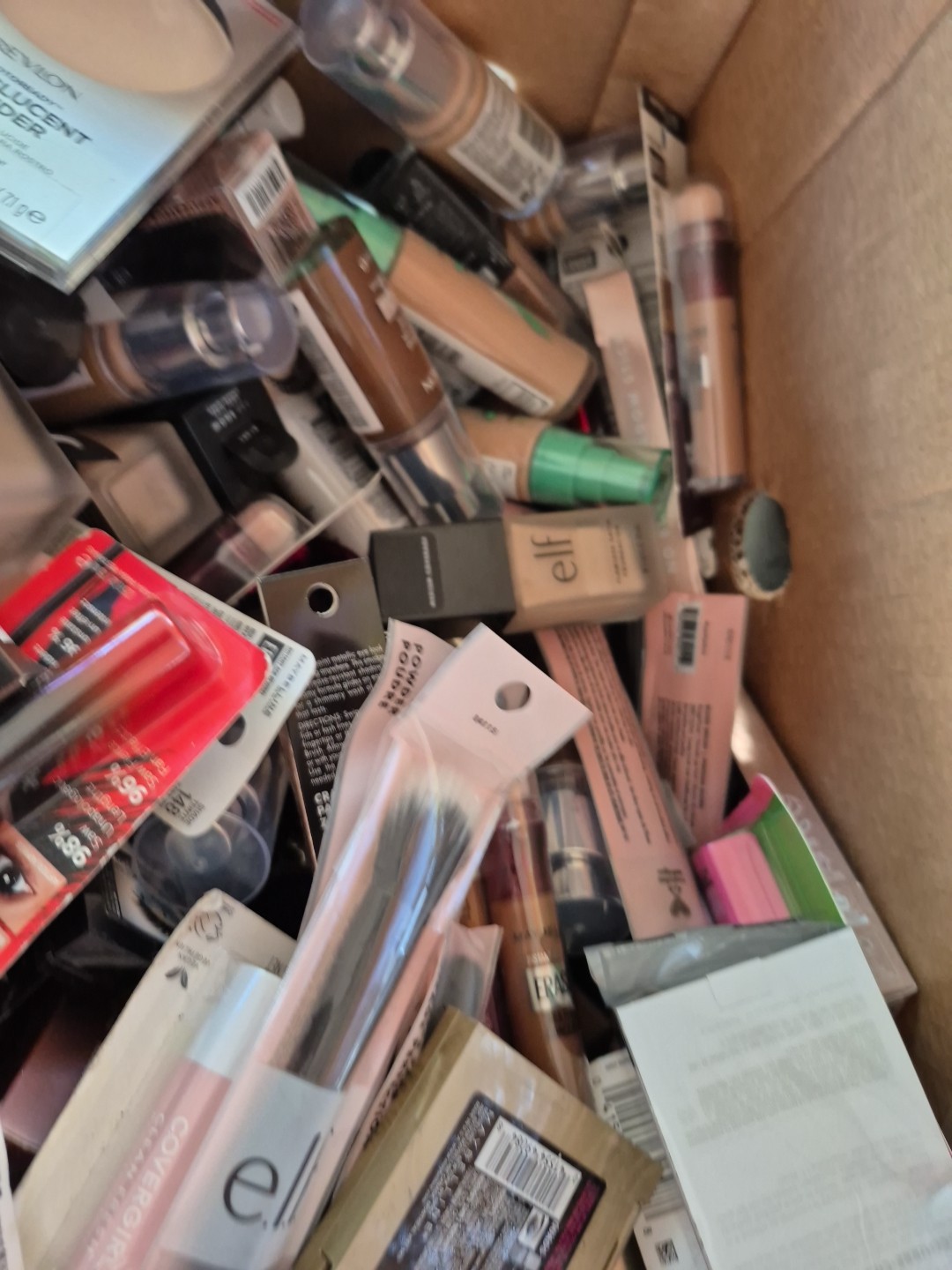 7 Pcs Mixed Makeup, Skin Care & Accessories CoverGirl, Maybelline, L’Oreal, More