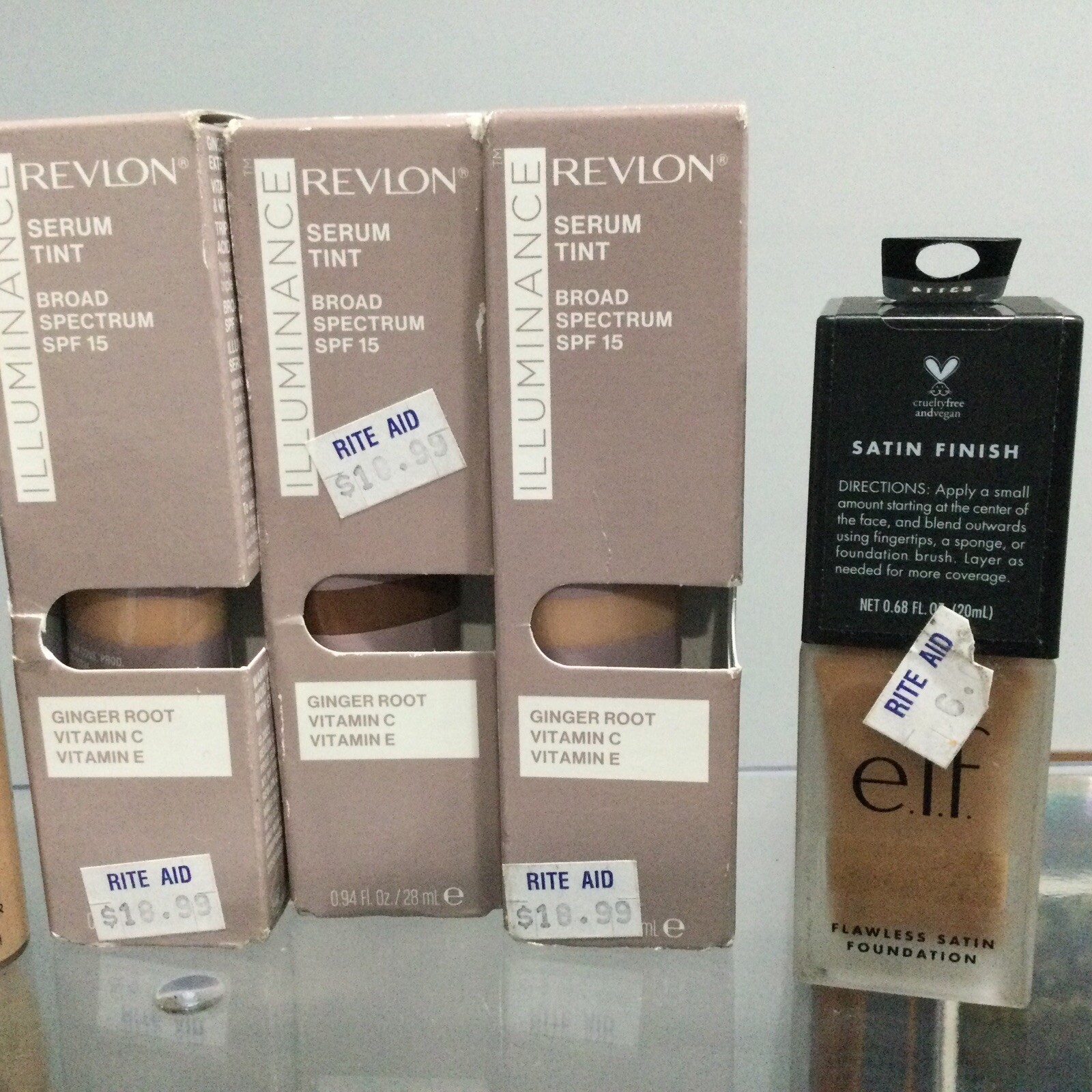 Makeup / beauty bundle lot Of (8) Revlon, ELF & L’Oréal