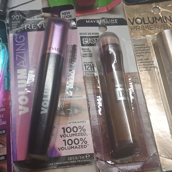Maybelline, Revlon, COVERGIRL, L’Oréal, Milani Mascara, Eyeliner, Full Size Lot