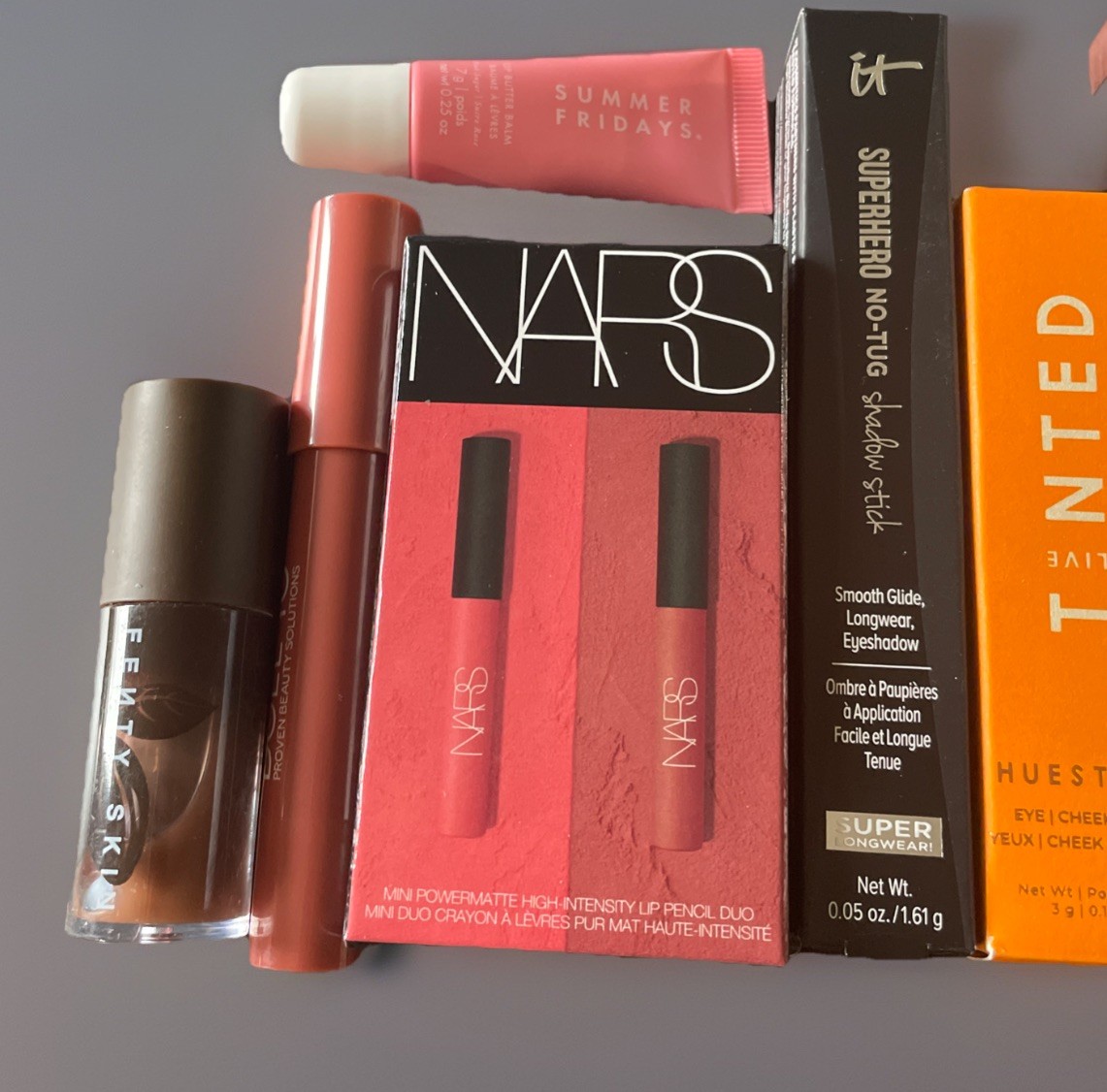 MIXED LOT BEAUTY 11 Pc|Fenty|Tinted|Too Faced|IT|NARS|Doll 10|etc. *BOX INCLUDED