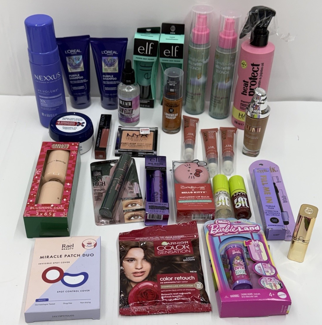 Huge New Beauty Makeup Haircare Bundle Lot e.l.f NYX L’Oréal