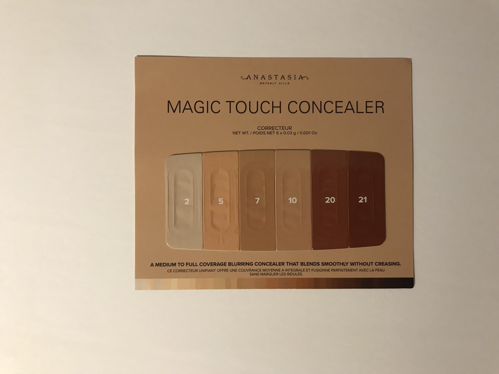 Lot of Carded and Foil Beauty Samples LOT OF 8