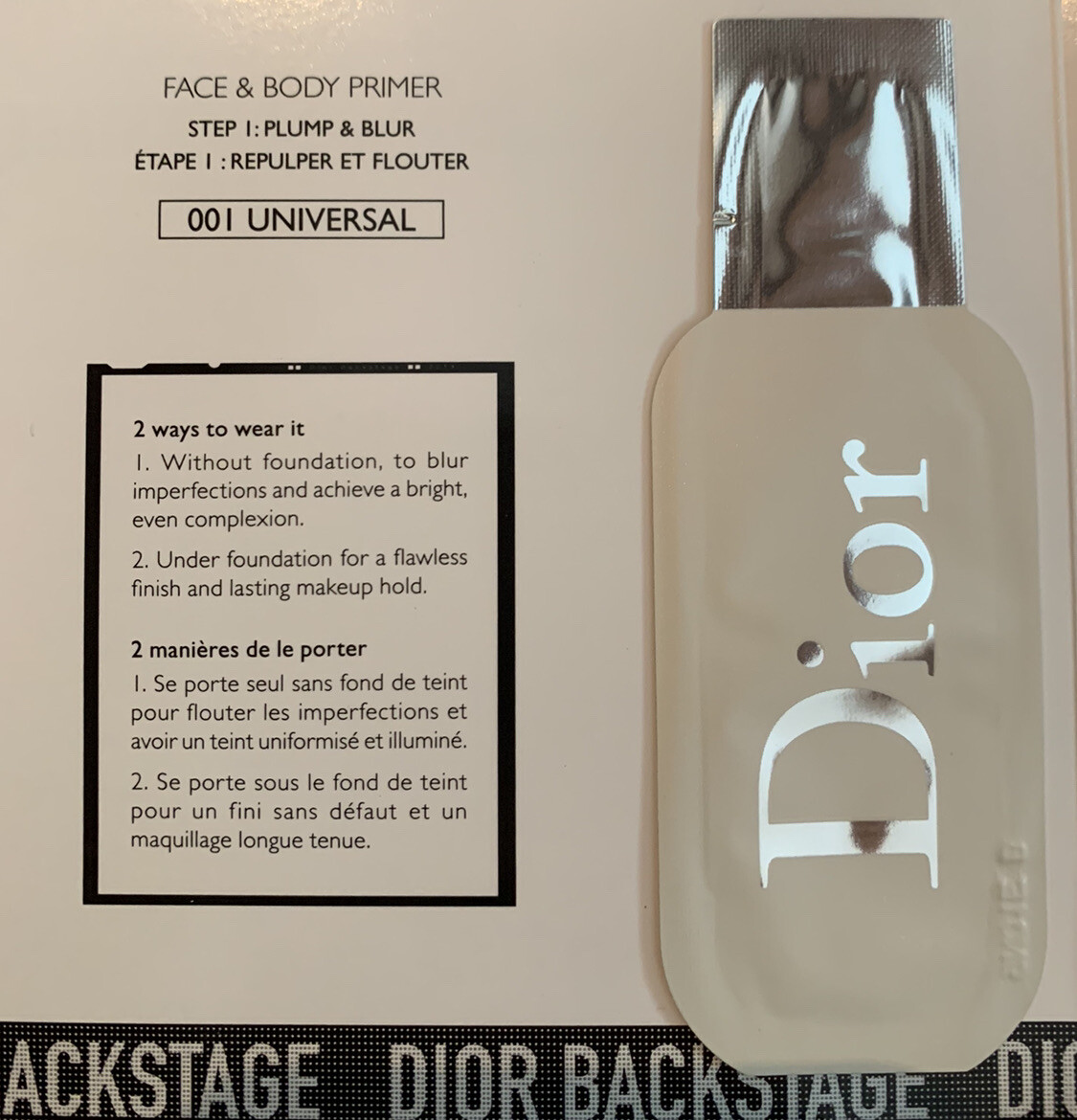 DIOR J’adore EDP eau de parfum mini splash + DIORSHOW Mascara .13 Oz + 2 Samples