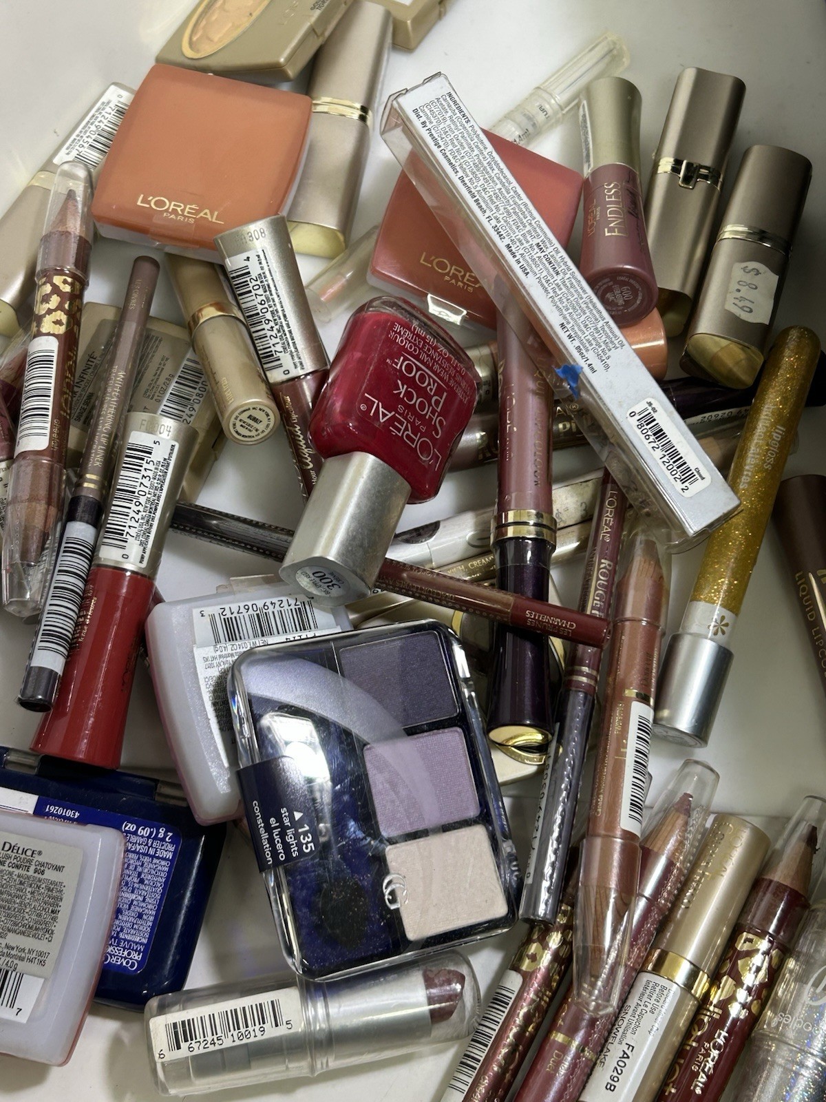 Beauty Name Brand Makeup Mixed Lot 20 Items REVLON-MAYBELLINE-L’Oréal NEW SEALED