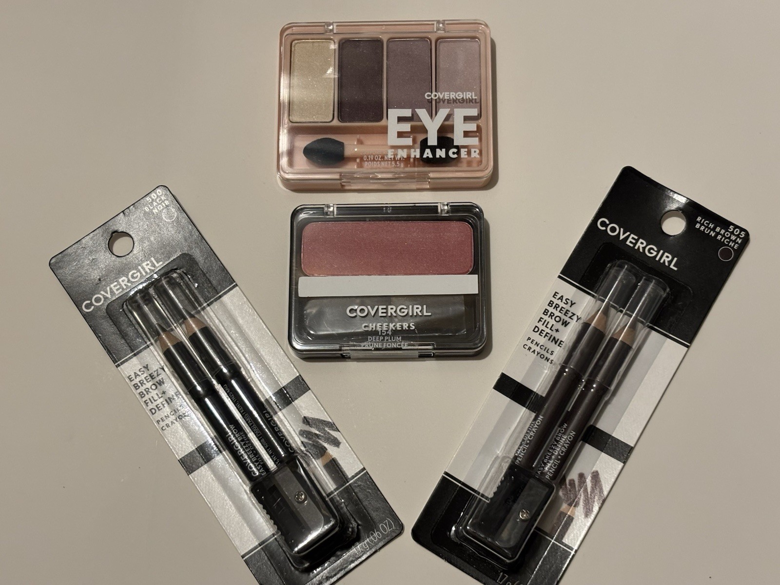 Cover Girl Makeup BUNDLE Lot Eyeshadow Eyeliner Blush Sealed New