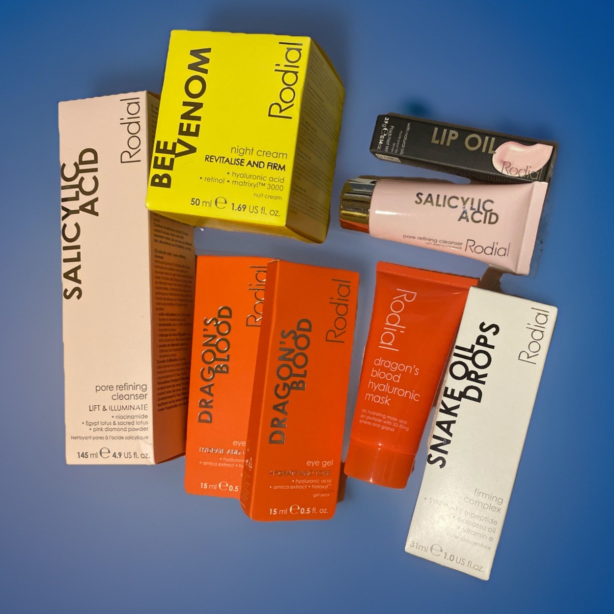 💋8pc HighEnd Premium Beauty RODIAL Skincare FULL &TRAVEL SZ Bundle ALL THIS❣️