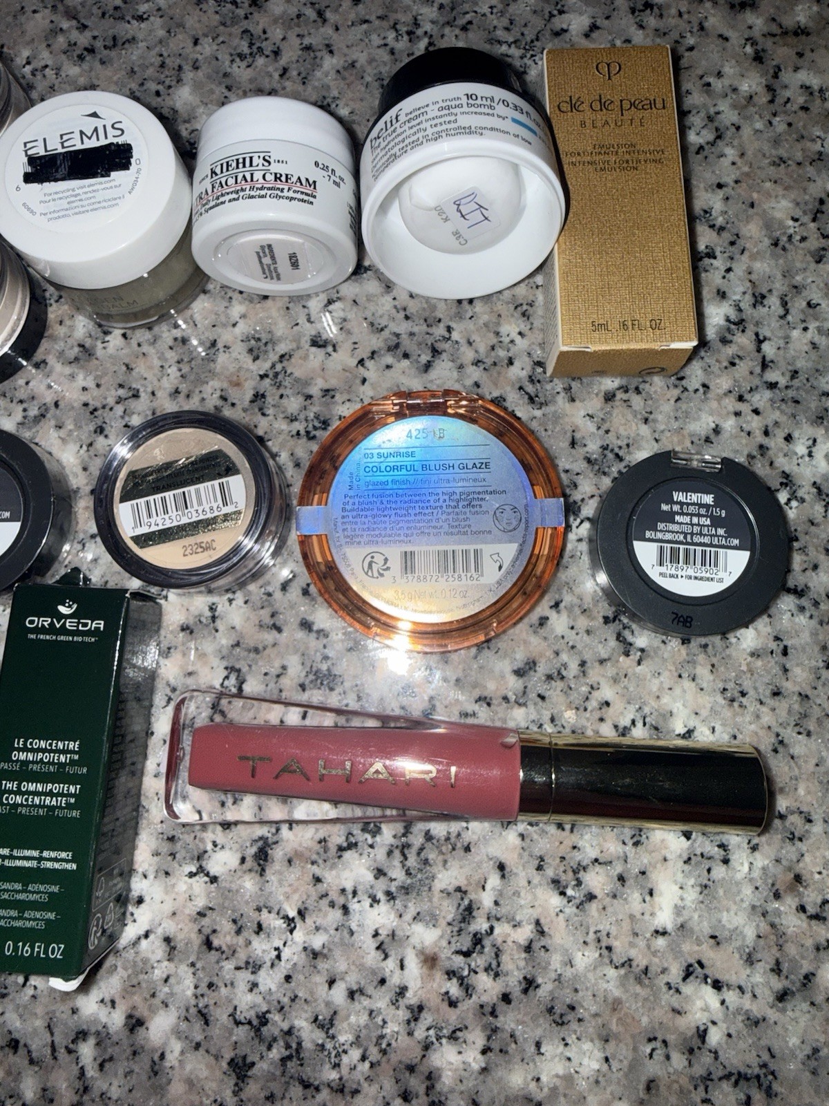 MAKEUP BUNDLE (14) PIECES Ulta, Sephora, Kiehls, Cle de peau, Belif, Elemis etc