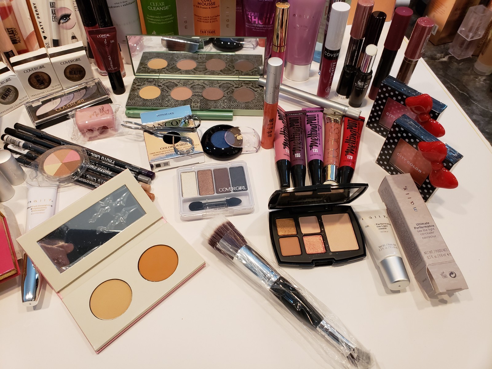 Mally ~ Lot of 75 Assorted Cosmetics ~ Mixed assorted ~ NWOB