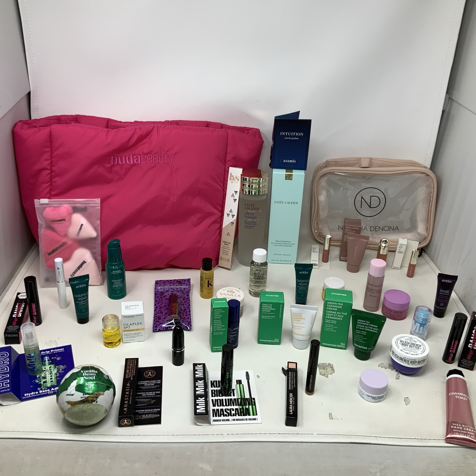 Huge Lot Of 39 Pieces Hudabeauty & Rare Beauty Full,travel & Mini Size