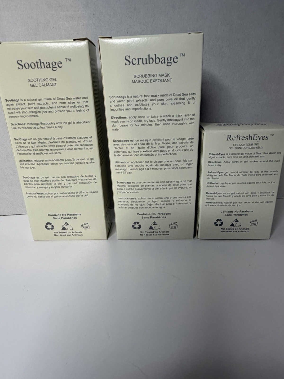 Lot (5) Tonic Care Beauty Bundle Pack with Body Polisher & Soap Dish