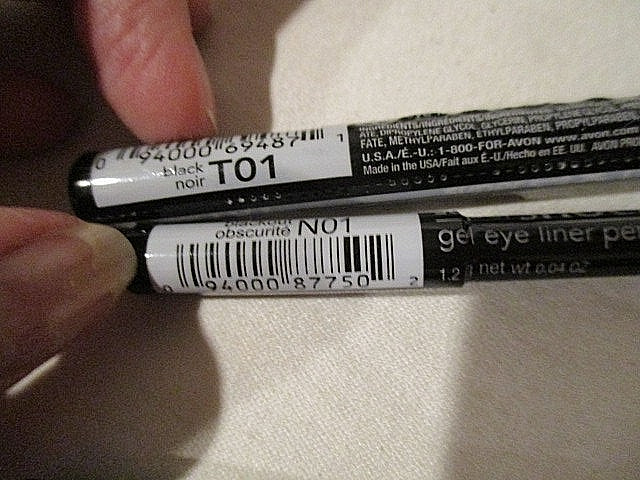 AVON GLIMMERSTICKS-Eye-Liqui-Glide-Black/Gel Eye Liner-Blackout-4 Glimmersticks