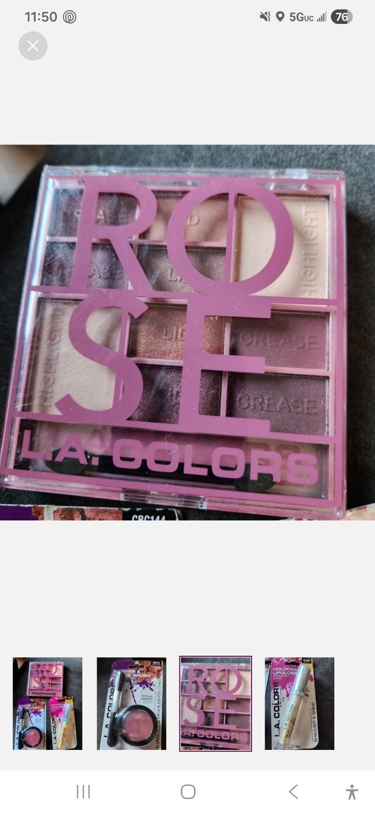 Mixed Lot of 25 pieces of Diffrent Brand makeup with a black makeup bag.