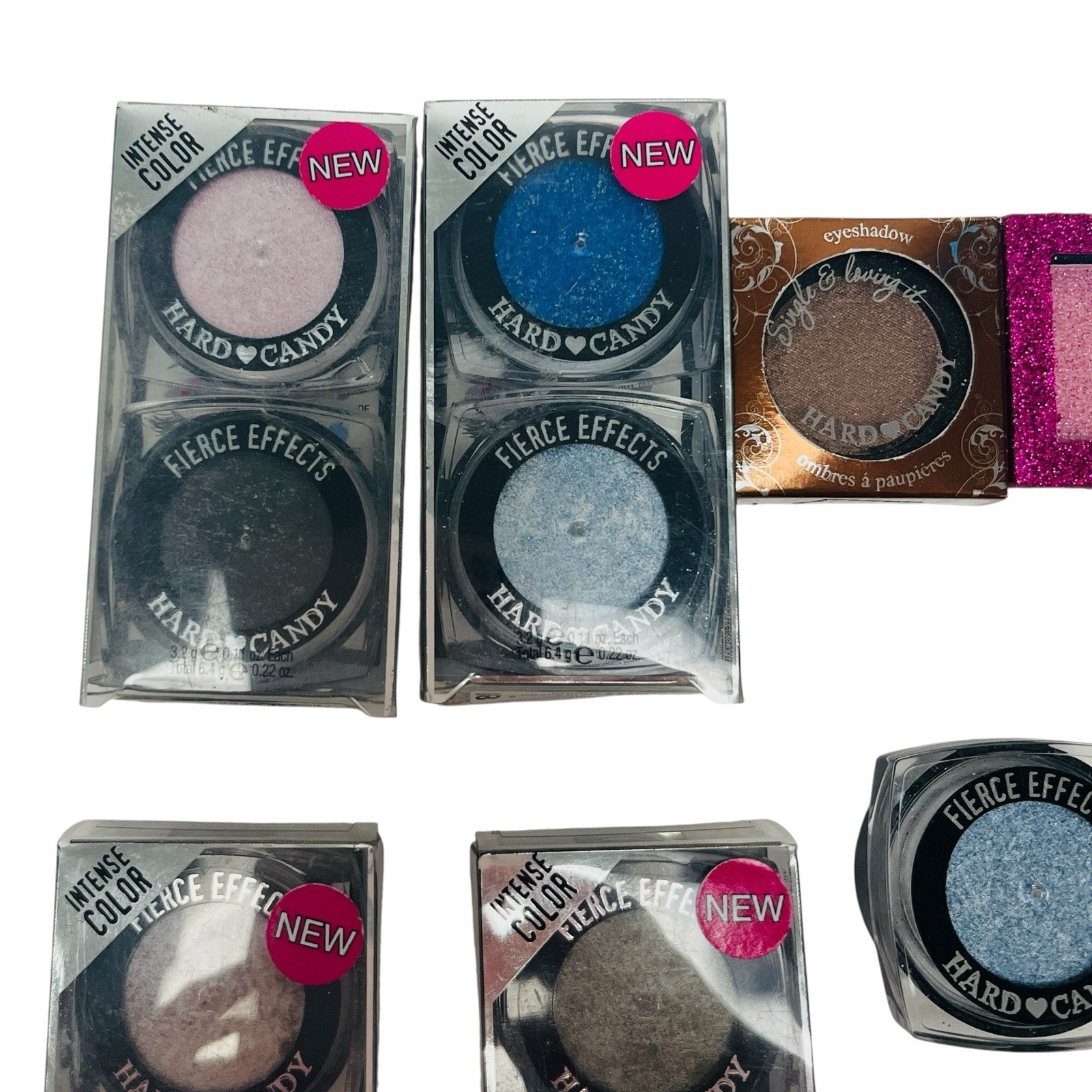 Hard Candy New Sealed Eye Shadow and Plumping Serum Lip Gloss Lot