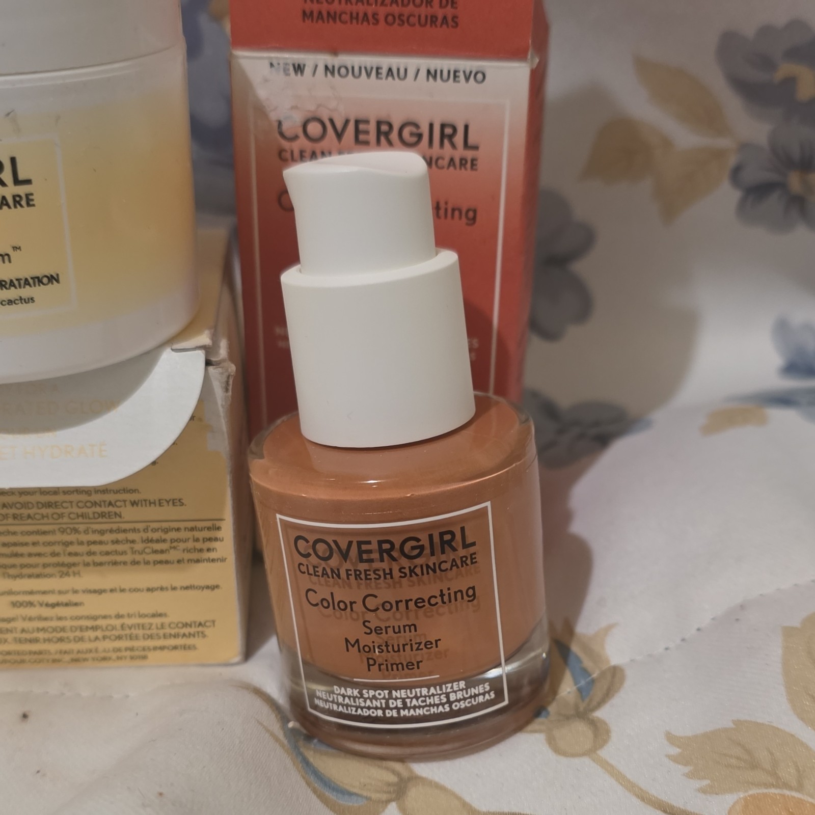 COVERGIRL Clean Fresh Skincare Color Correcting Serum, Moisturizer, Dry Skin Cr…