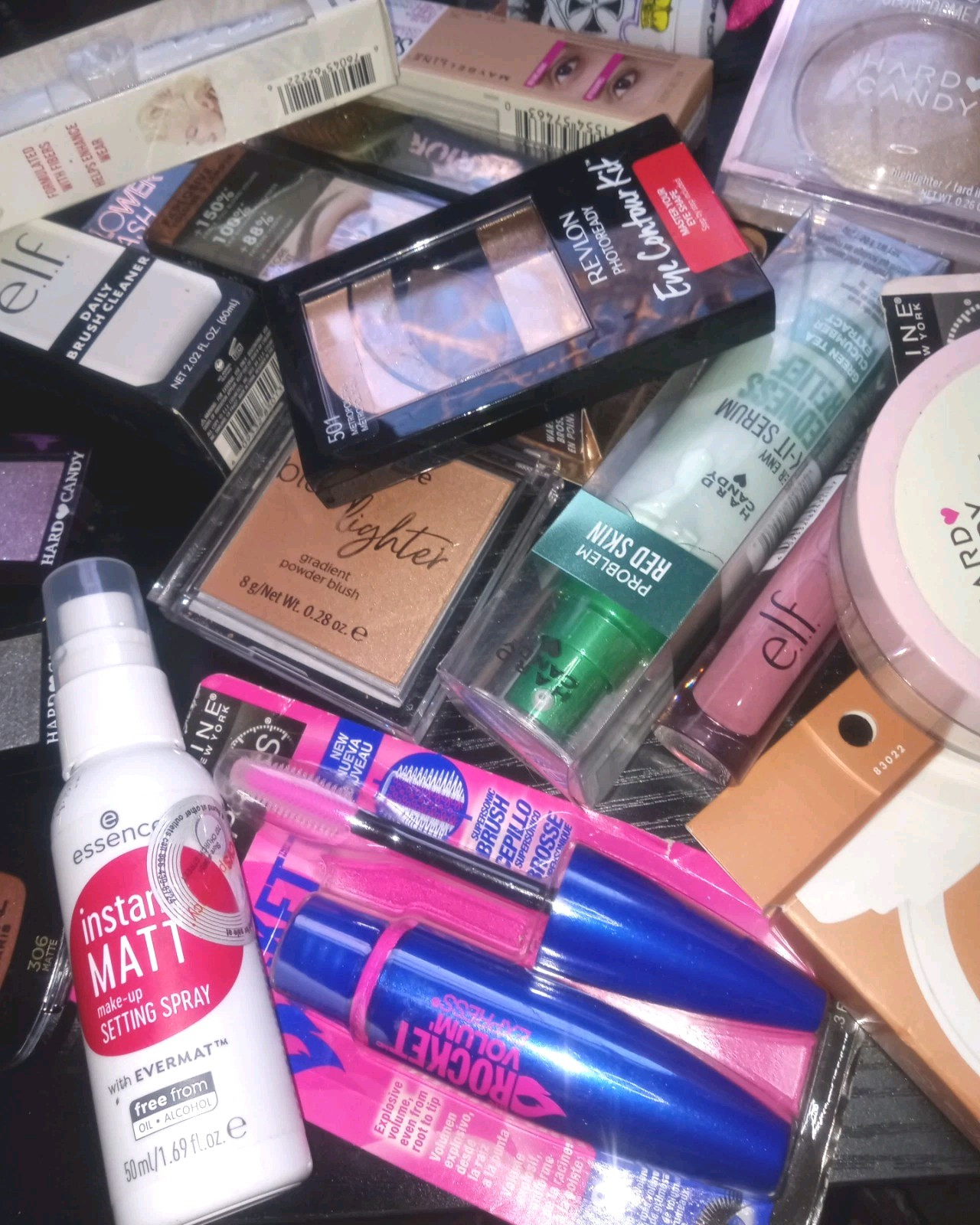 MYSTERY MAKEUP BOX – 3 FULL-SIZE SURPRISES! Covergirl ELF Almay NYX Amuse Etc