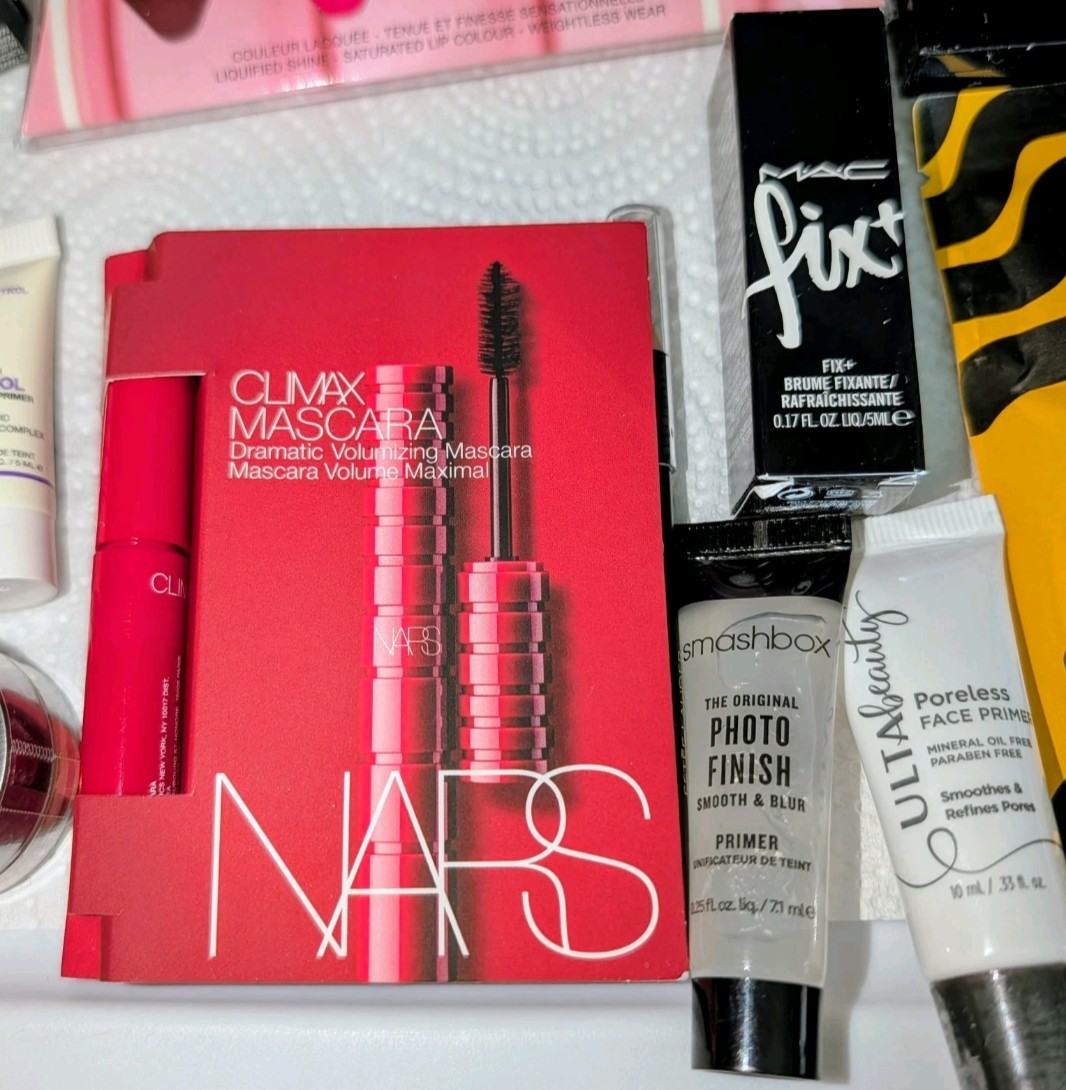 Cosmetics Lot 33 Pcs Bundle Deluxe Mini & Full Sz Makeup NEW Tarte Nars MAC Dior