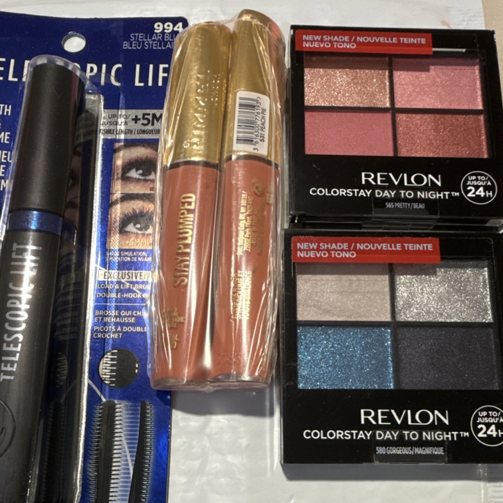 L’Oréal Telescopic Lift Mascara 994, Revlon ColorStay Day to Night, Full Size