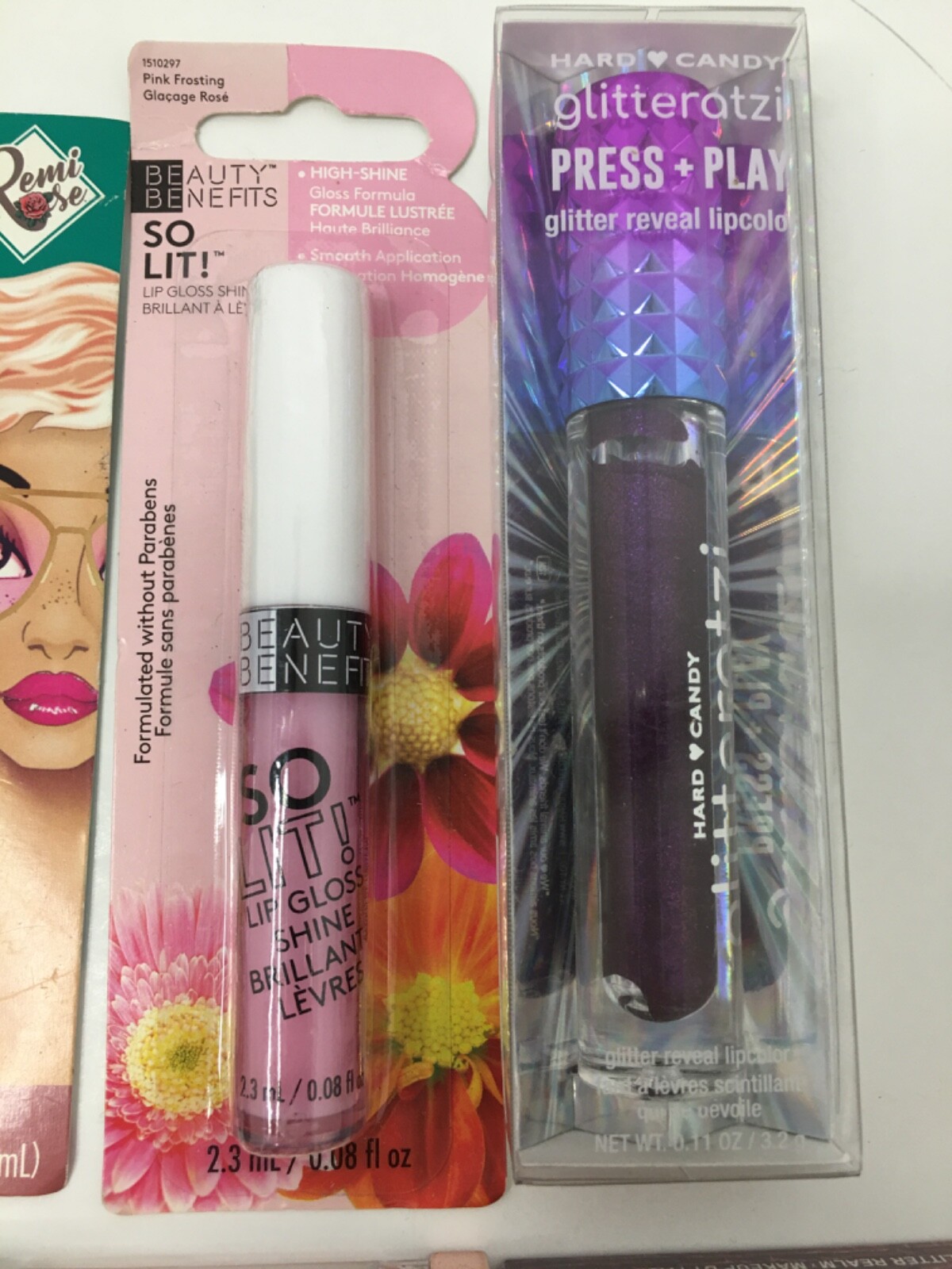 Mixed lot of 14 make up lip,eye,blush,nail