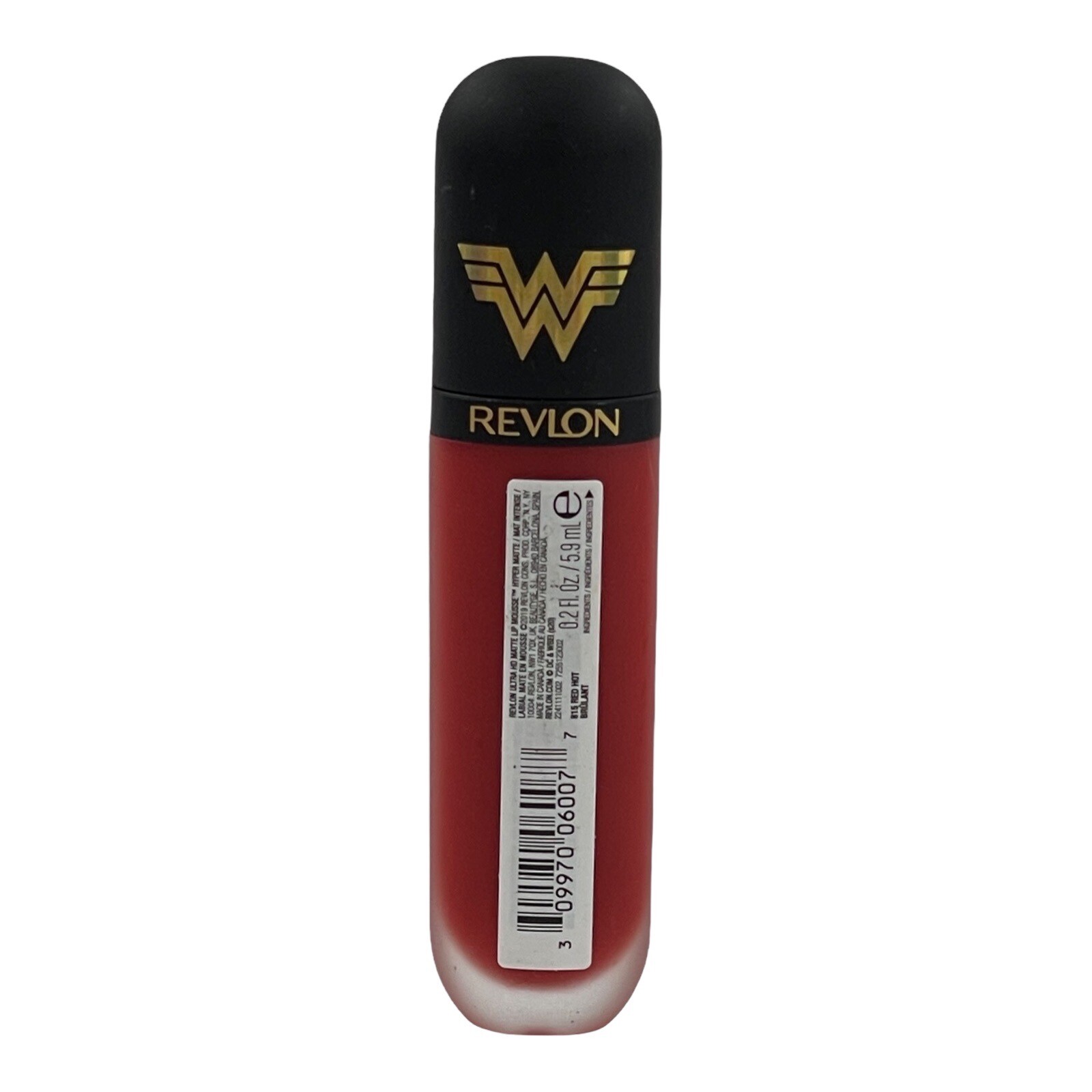 Revlon Wonder Woman Limited Edition 4 Pc Ultra HD Lip Matte Mousse Vinyl Polish