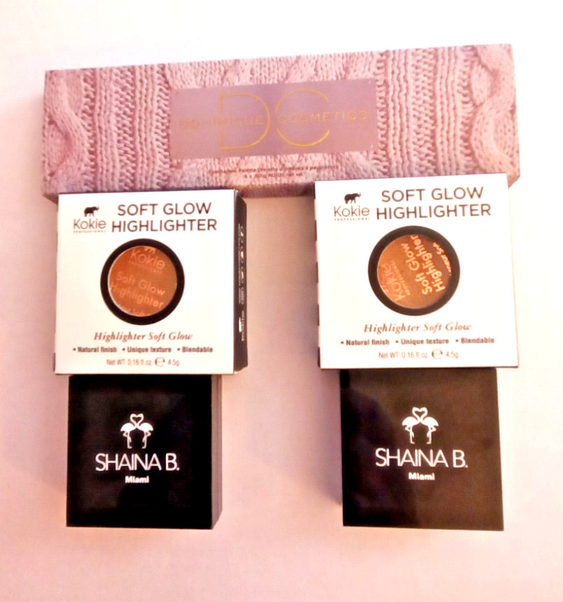 Dominique Cosmetics Kokie Shaina B. Miami Make Up Total 5 Items Lot New In Box