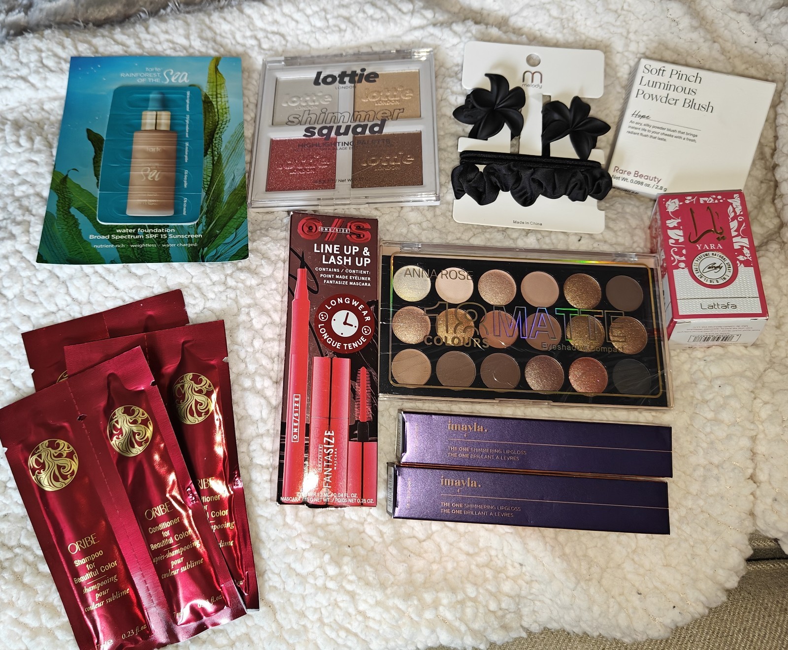 Beauty Bundle Feat-One/Size, Oribe, Lottie, Imayla, Tarte, Rare Beauty, Yara