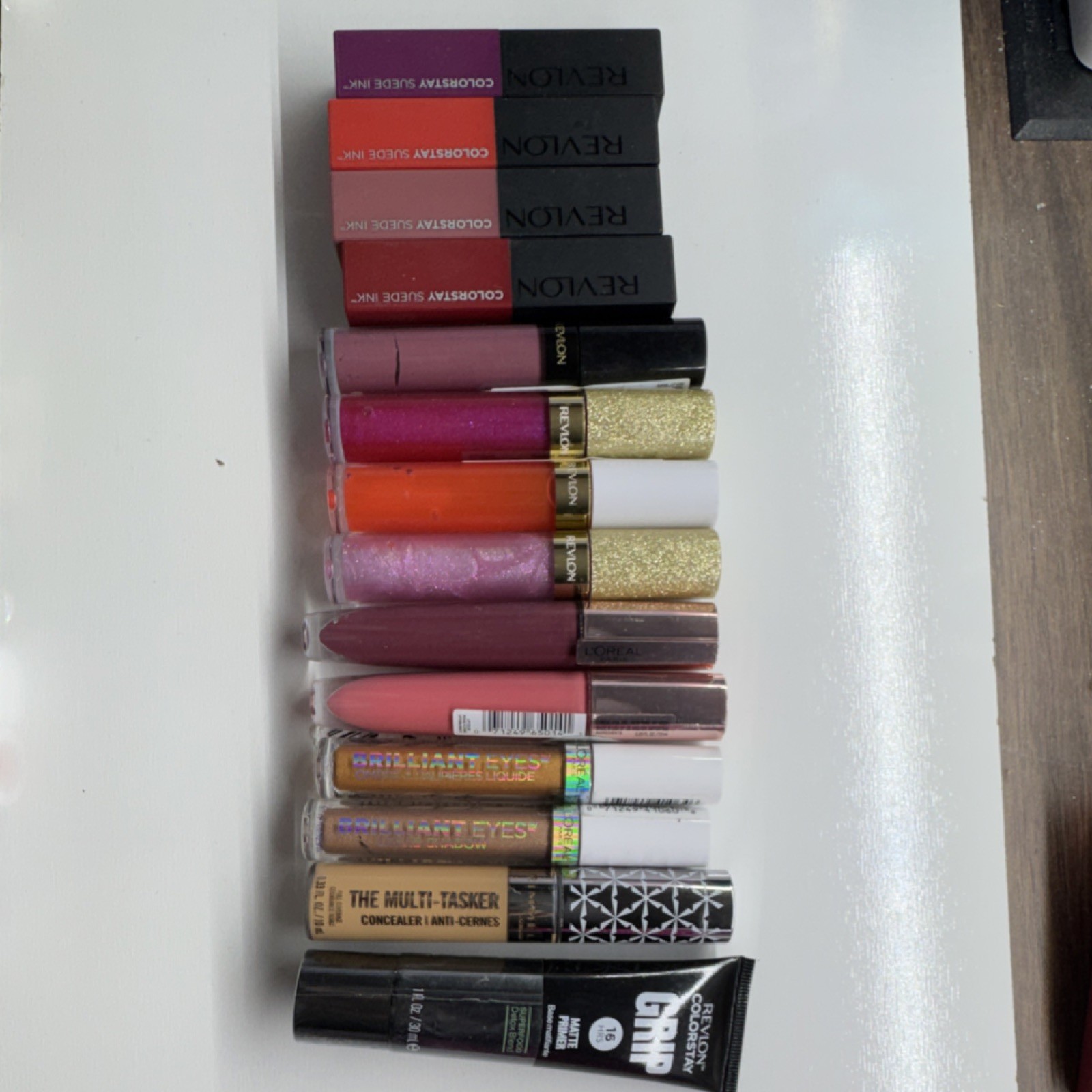 Revlon, L’Oreal, Maybelline, Hard Candy Full Size Makeup Lot – Suede Ink, CHAMP