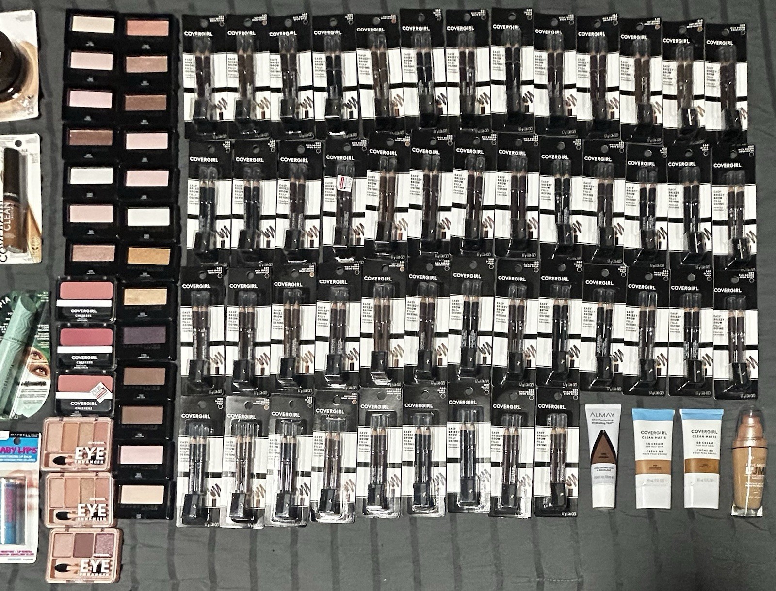 Wholesale Mixed MAKEUP Maybelline CoverGirl Revlon Neutrogena Lot Of 129 PCS! 🔥