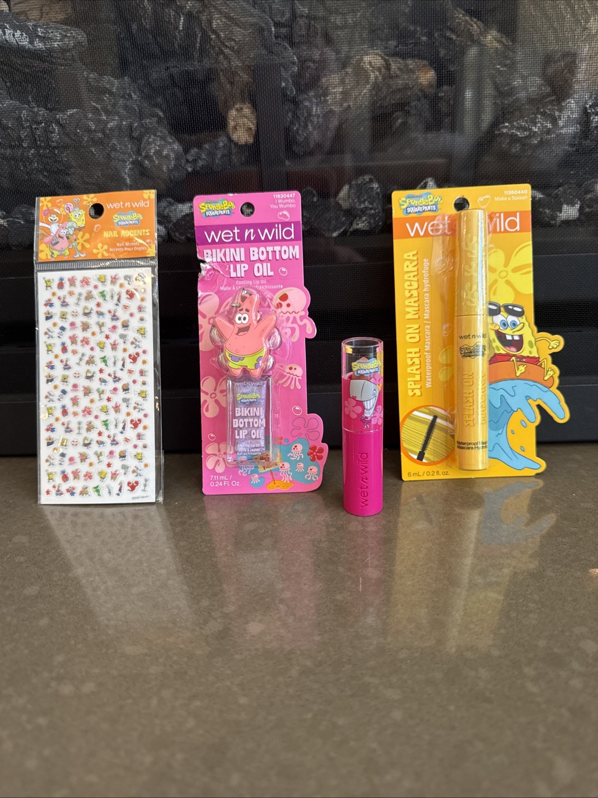 SpongeBob SquarePants Wet N Wild Lot Of 4. Brand New Makeup