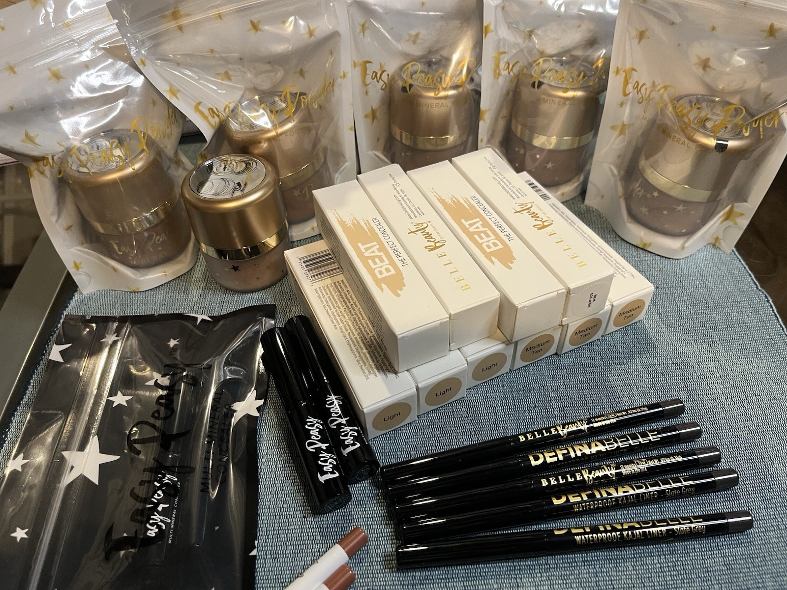 Belle Beauty Mixed Makeup Bundle 40 Pieces New