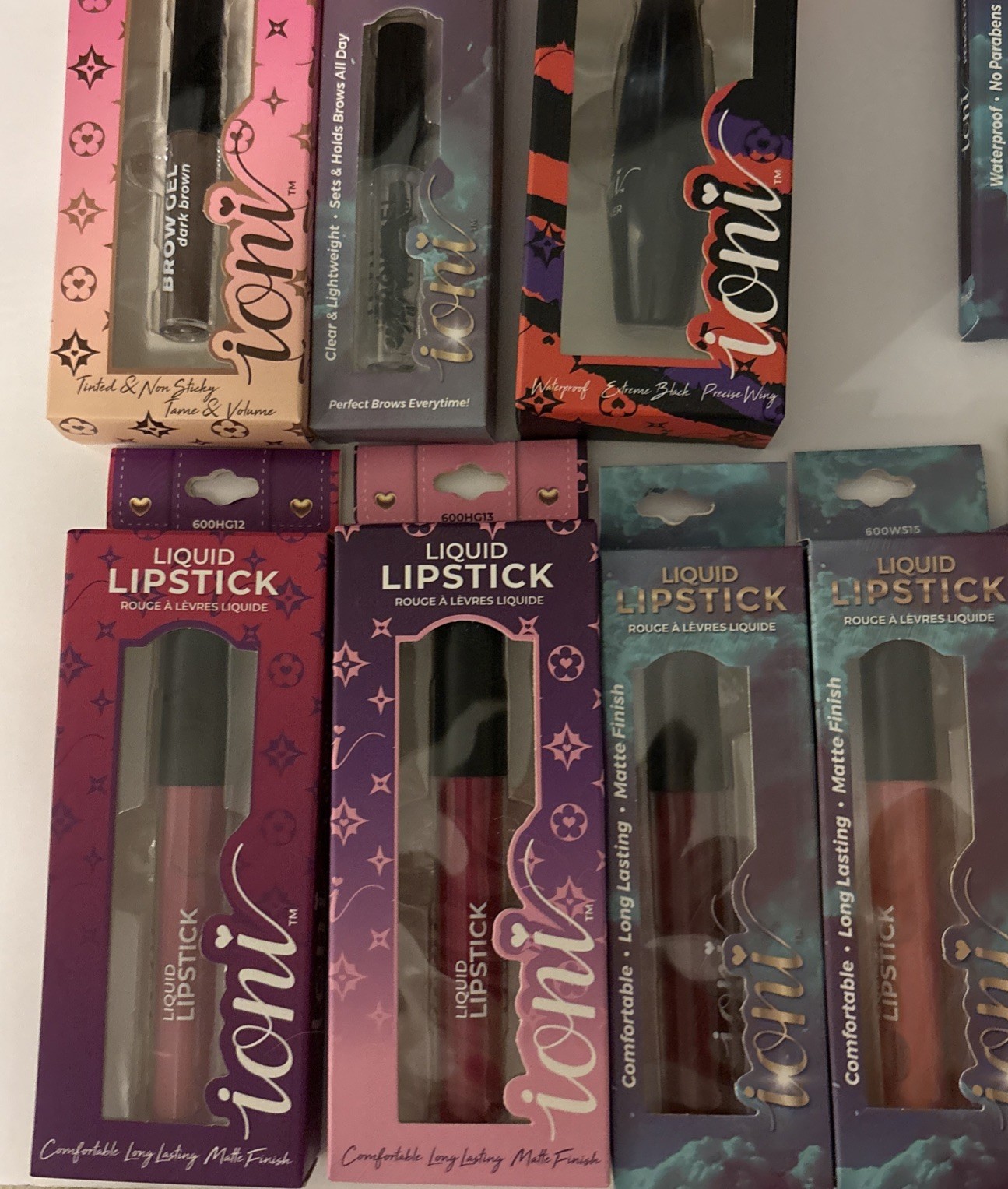 Ioni Makeup/Beauty Bundle Lot Of 25 New In Box!