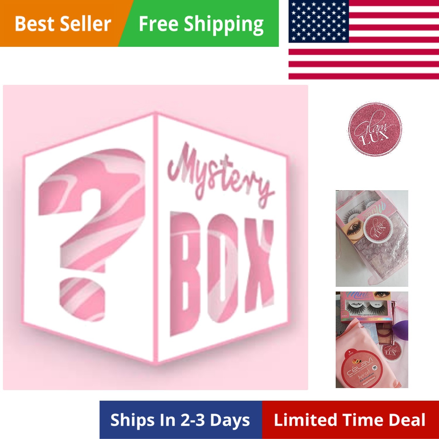 Beauty Bundle Box of 5 Full Size Cosmetic Products, Great gifts under $10, In…