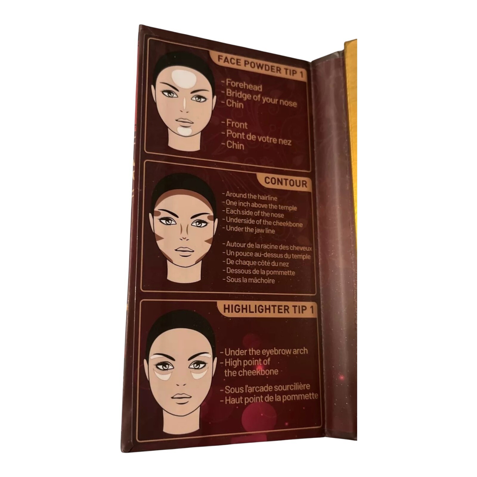 J.CAT BEAUTY Symphony Face Obsession – Light / Med. Highlighter, Contour, Bronze