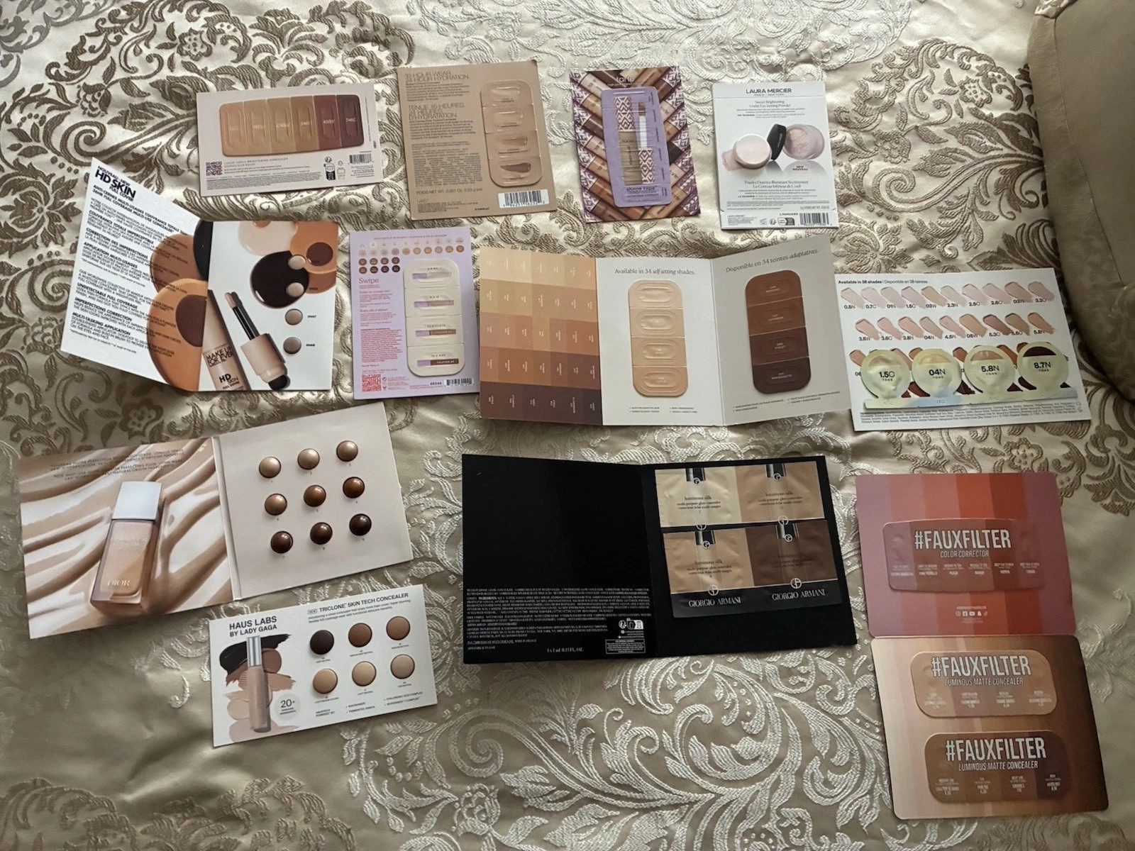 NEW Sephora Beauty Insider 12 Piece CONCEALER Makeup Sample Card Set
