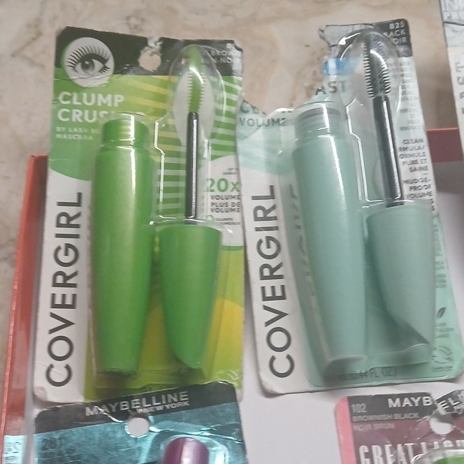 COVERGIRL, Maybelline, L’Oreal, Revlon, Rimmel Eye Makeup, Full Size Lot