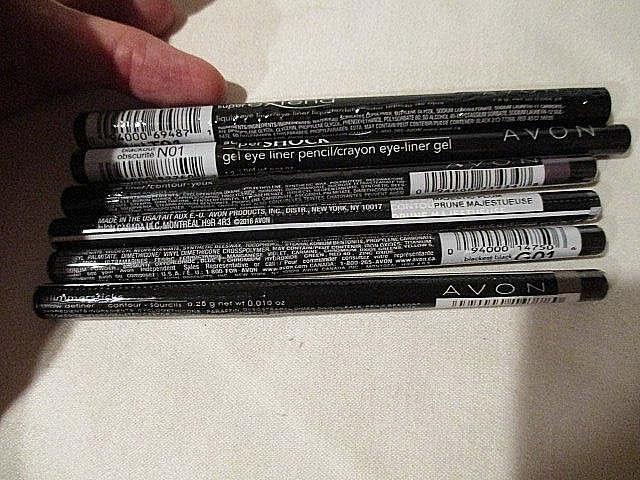 AVON GLIMMERSTICKS-Eye-Liqui-Glide-Black/Gel Eye Liner-Blackout-4 Glimmersticks