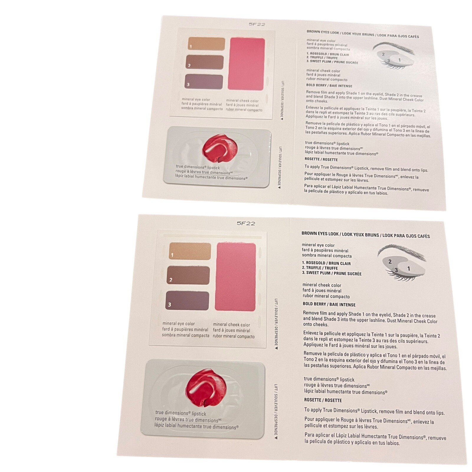 Mary Kay Lot Assorted Samples New & Discontinued Colors Single Use Travel #108