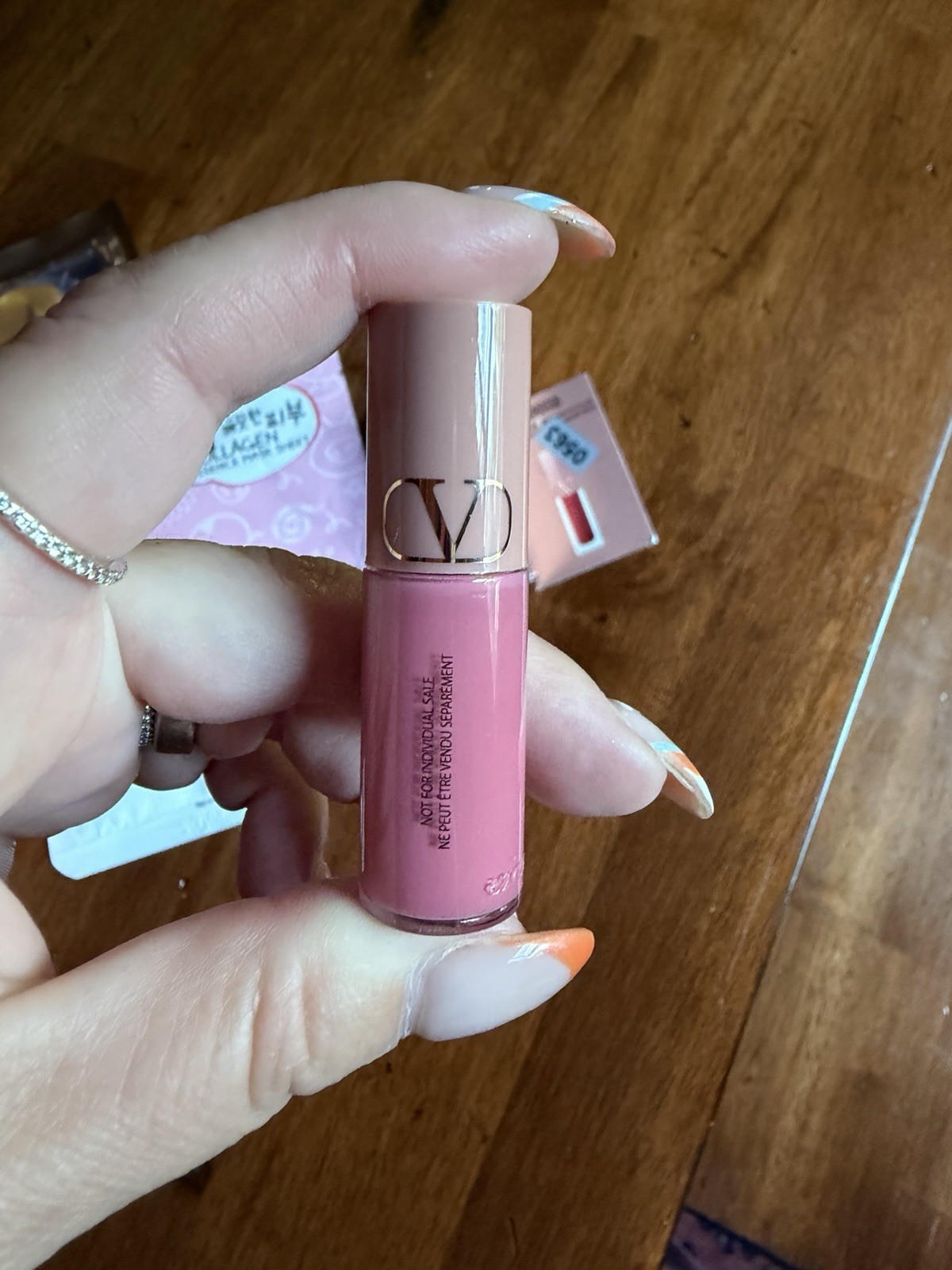 Valentino Pink Gloss Estée Lauder Lipstick Face Eye Mask Skincare Makeup Bundle