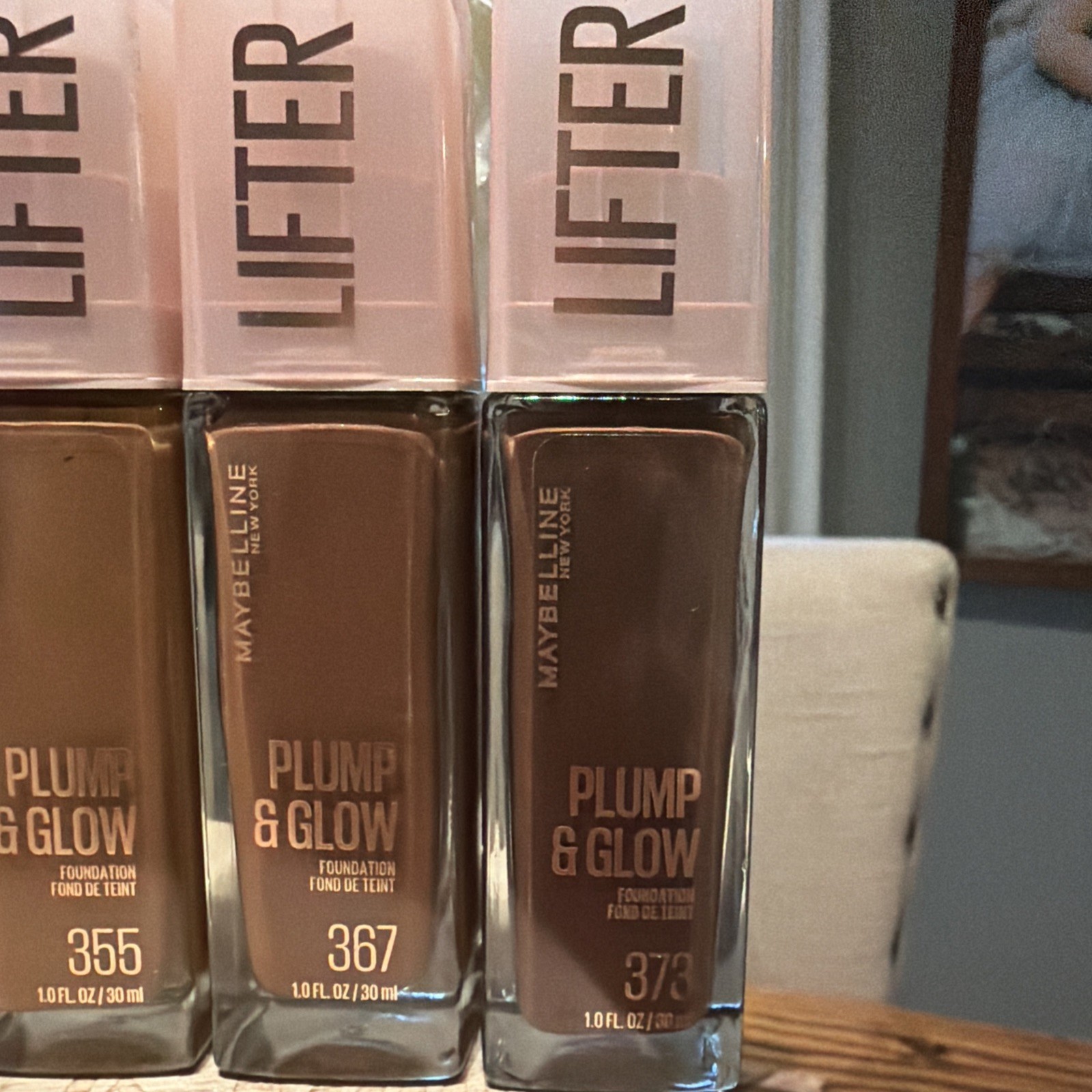 Maybelline Plump And Glow Lifter Foundation Makeup Bundle Lot of 5 NEW
