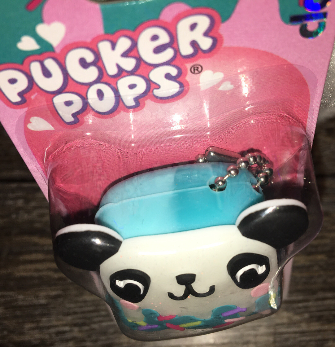 Claire’s Plush Panda Cosm Bag Hair Stick Nails Lip Gloss Keychain Backpack Clip