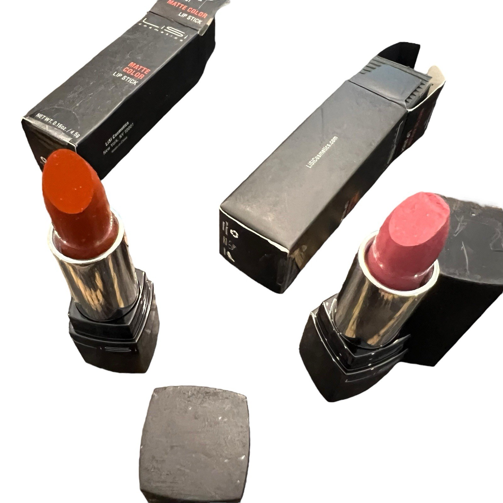 Bundle 6 LiSi Cosmetics Lip Stick Foundation Illuminator Eye Shadow Makeup Lot